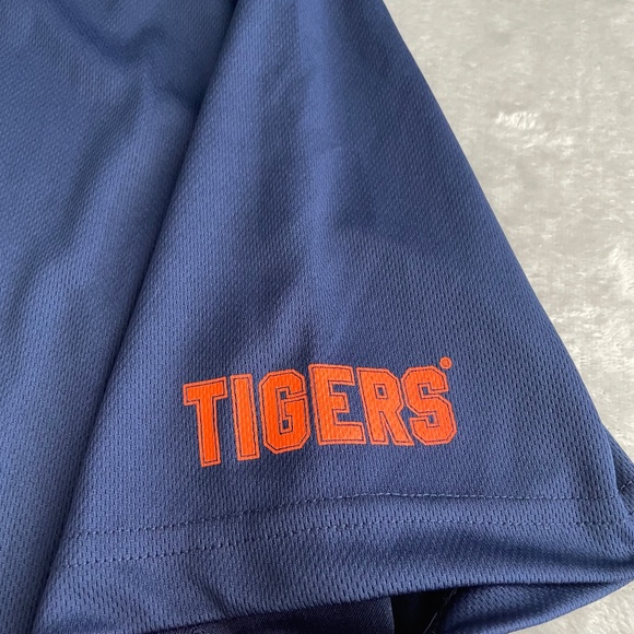 MLB Genuine Merchandise Mens TX3 Cool Detroit Tigers T-Shirt Sz XL Blue Orange - Picture 4 of 10